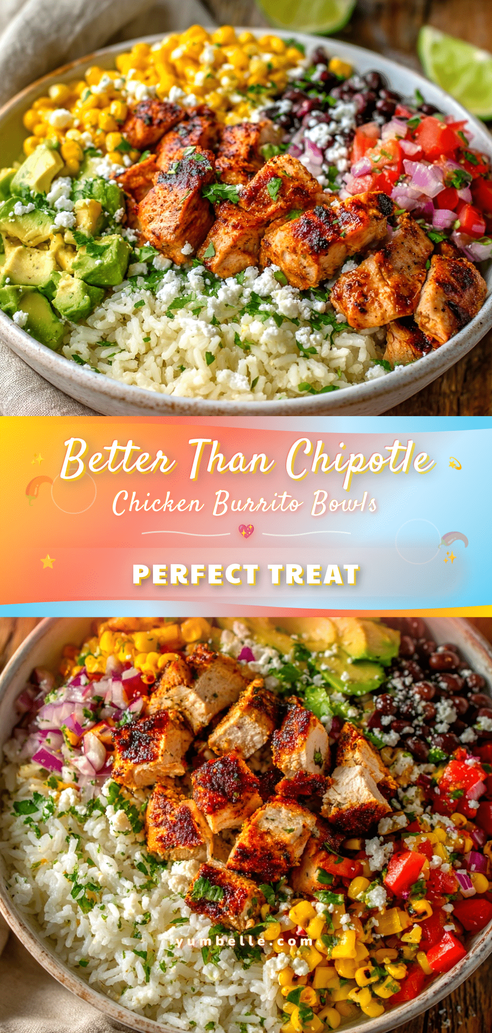 better than chipotle chicken burrito bowls recipe