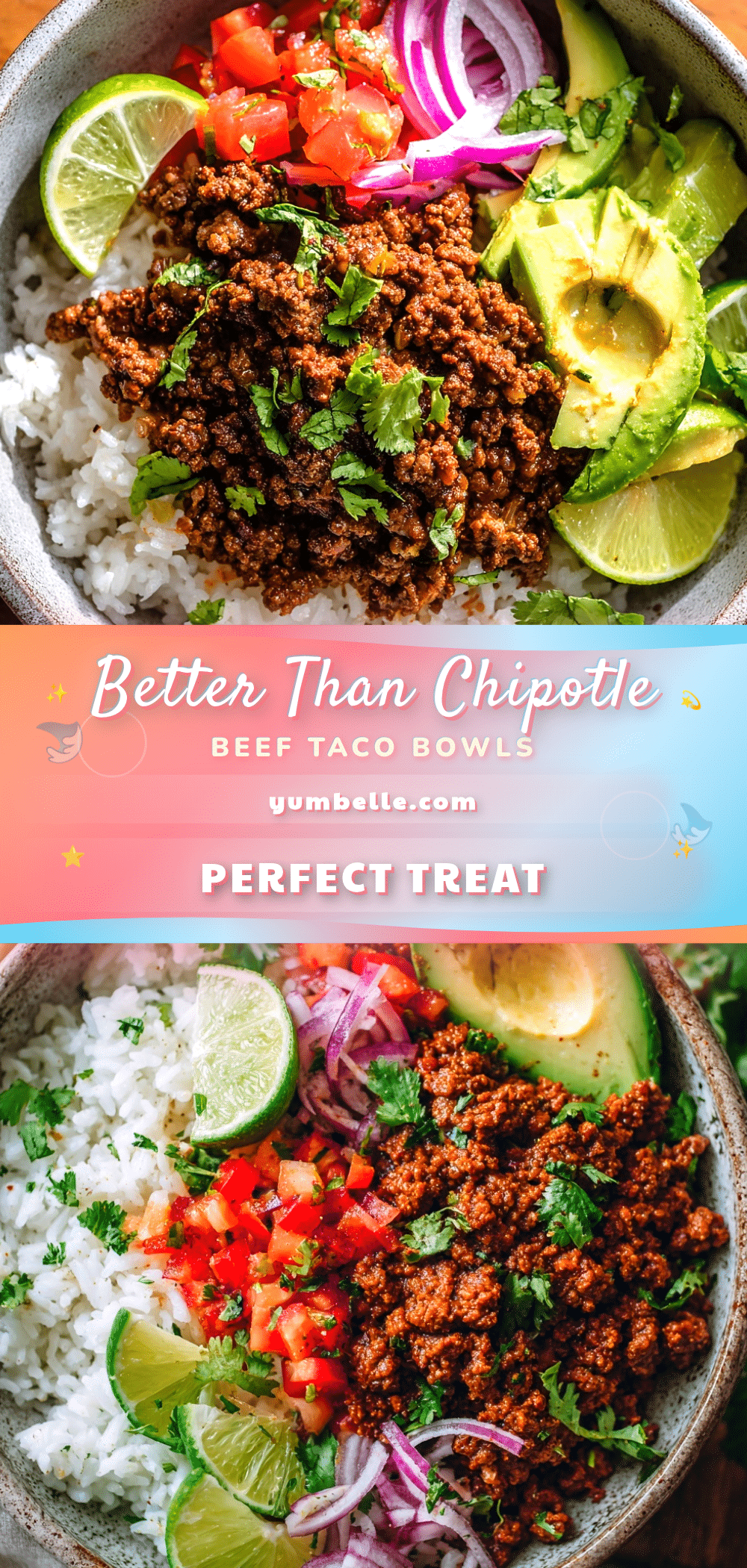 better than chipotle ground beef taco bowls recipe