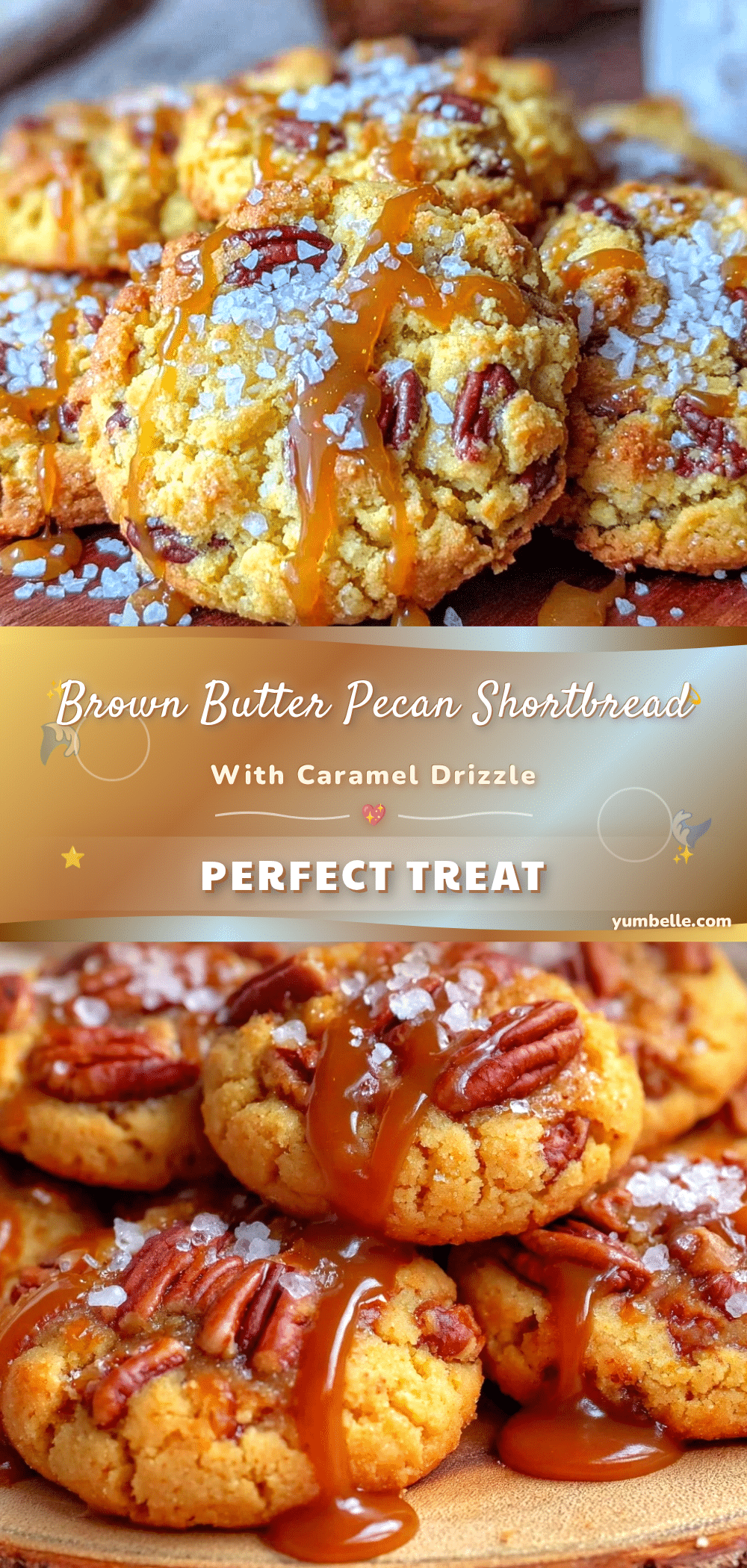 brown butter pecan shortbread cookies recipe
