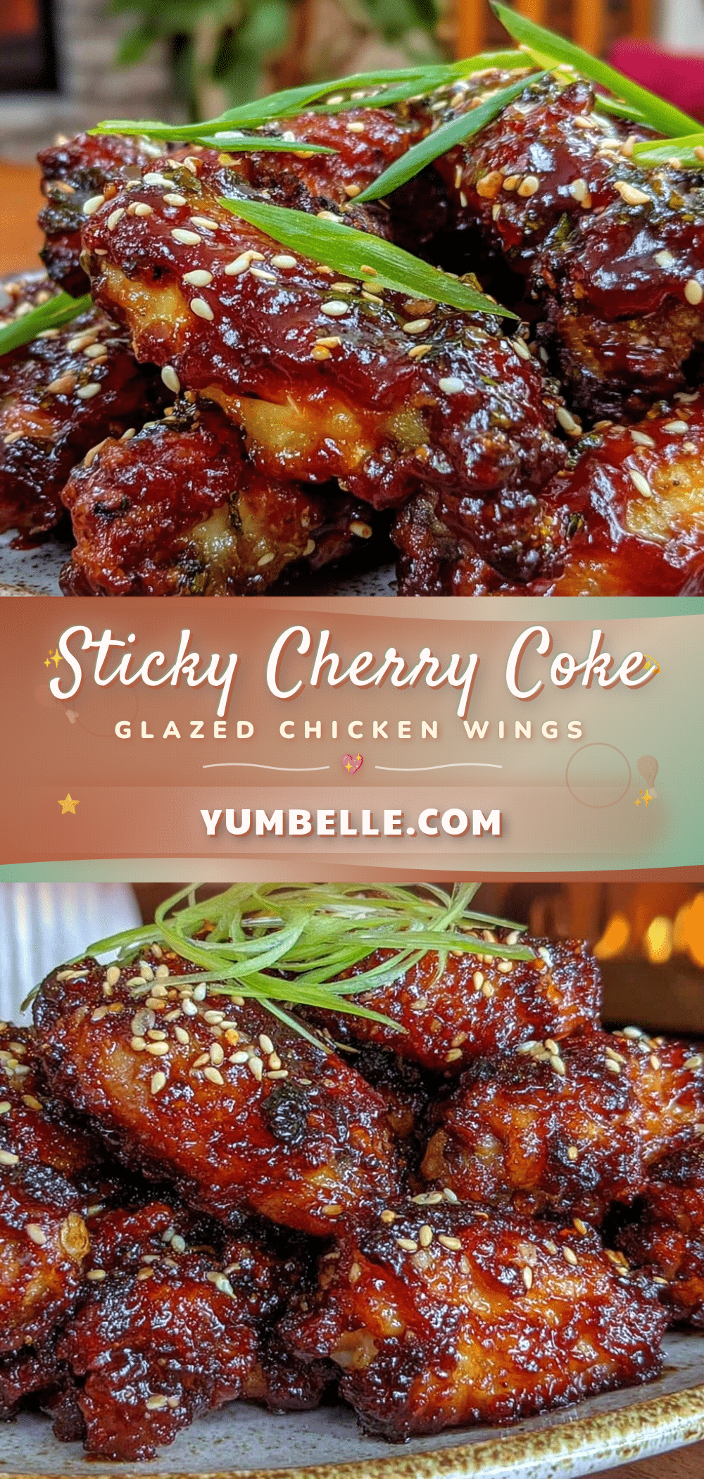 cherry coke glazed chicken wings recipe