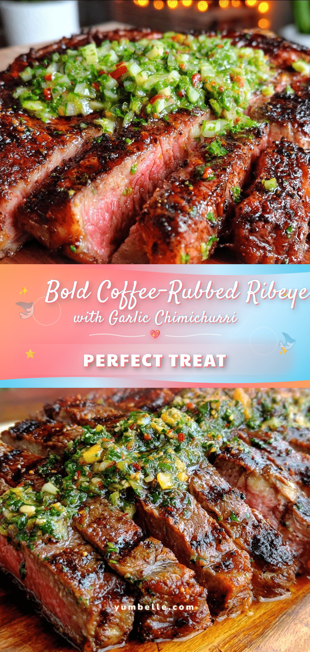 coffee-rubbed ribeye steak recipe