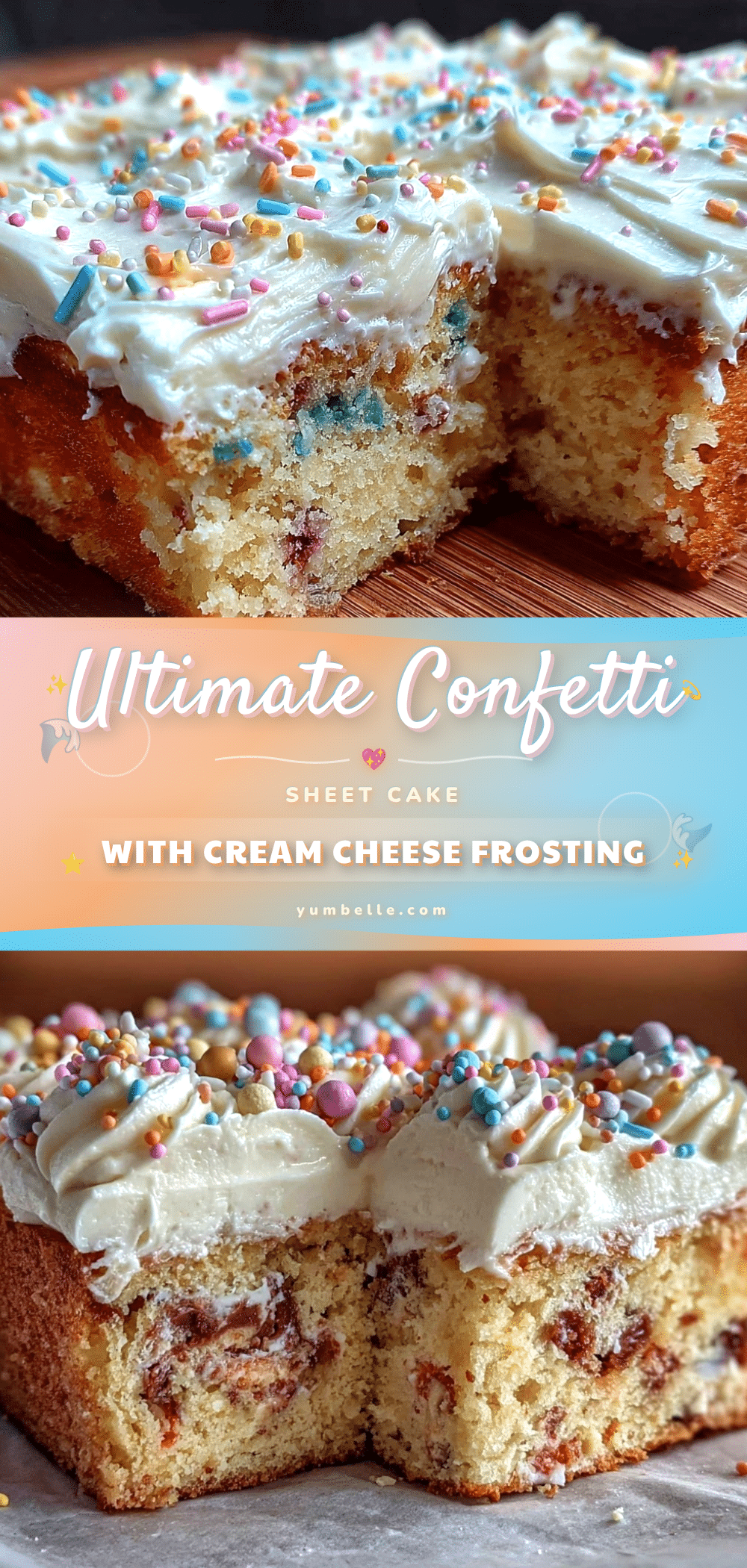 confetti sheet cake recipe