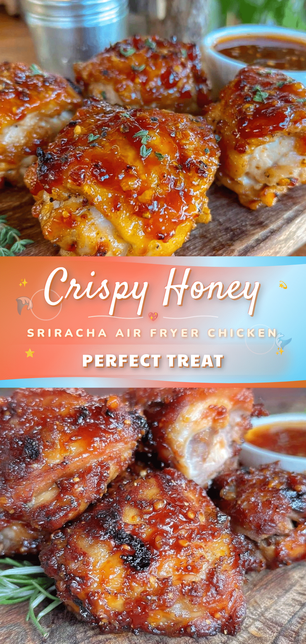 crispy air fryer chicken thighs recipe