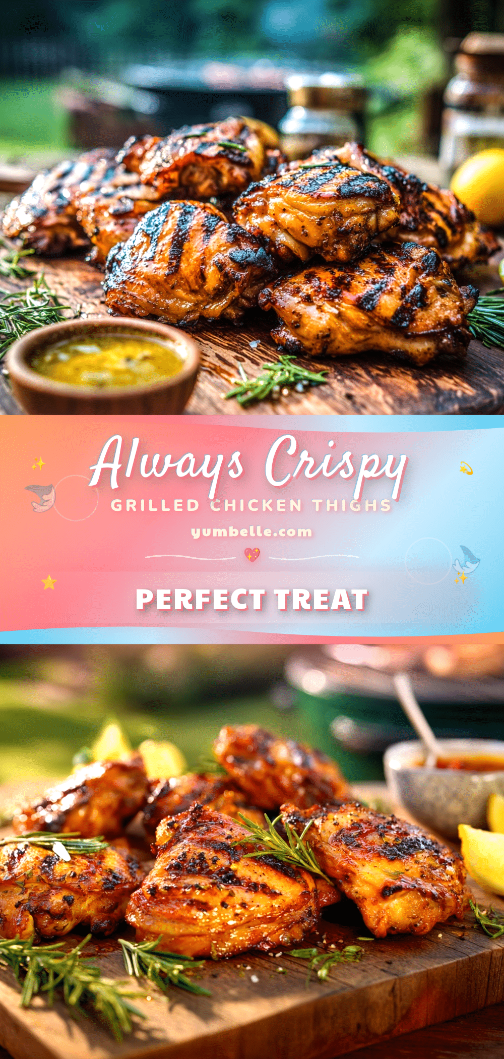 crispy grilled chicken thighs recipe