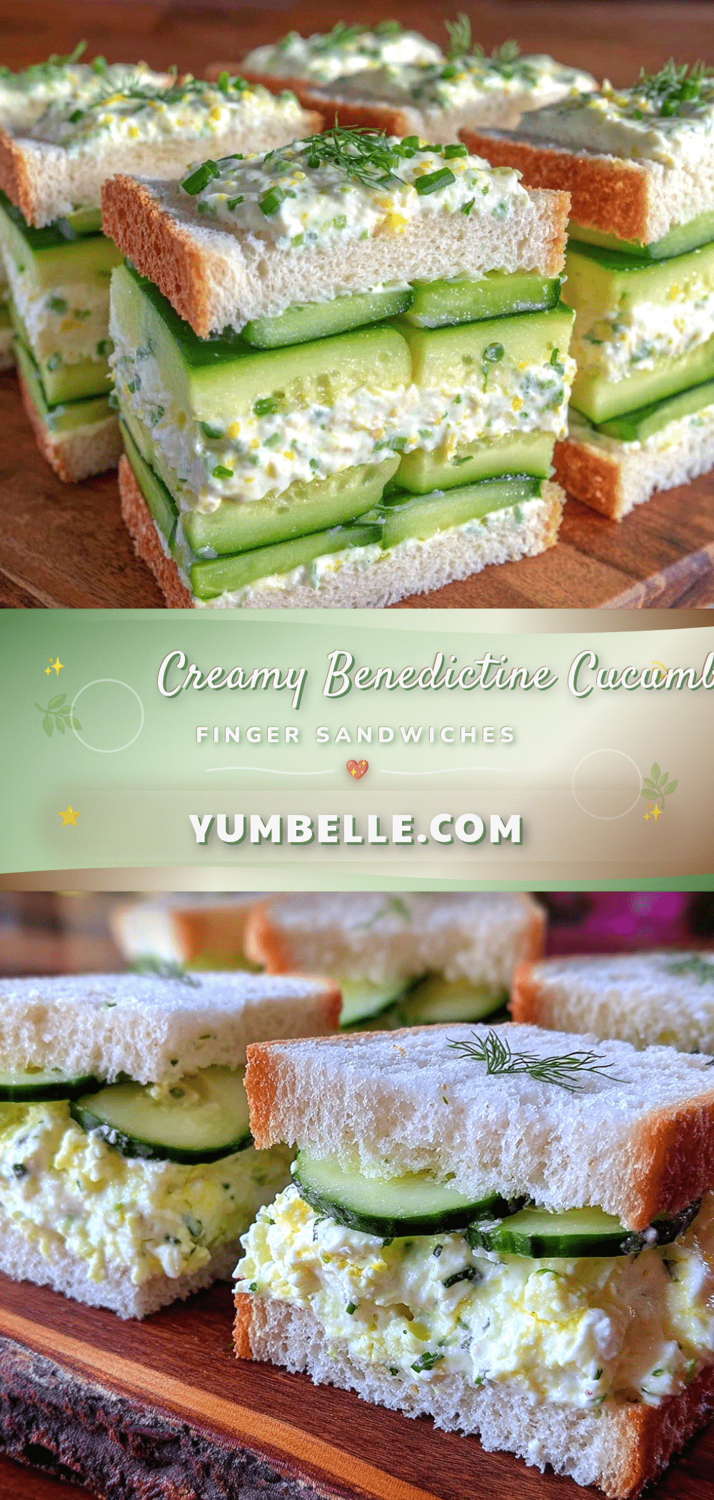 fresh benedictine cucumber finger sandwiches recipe