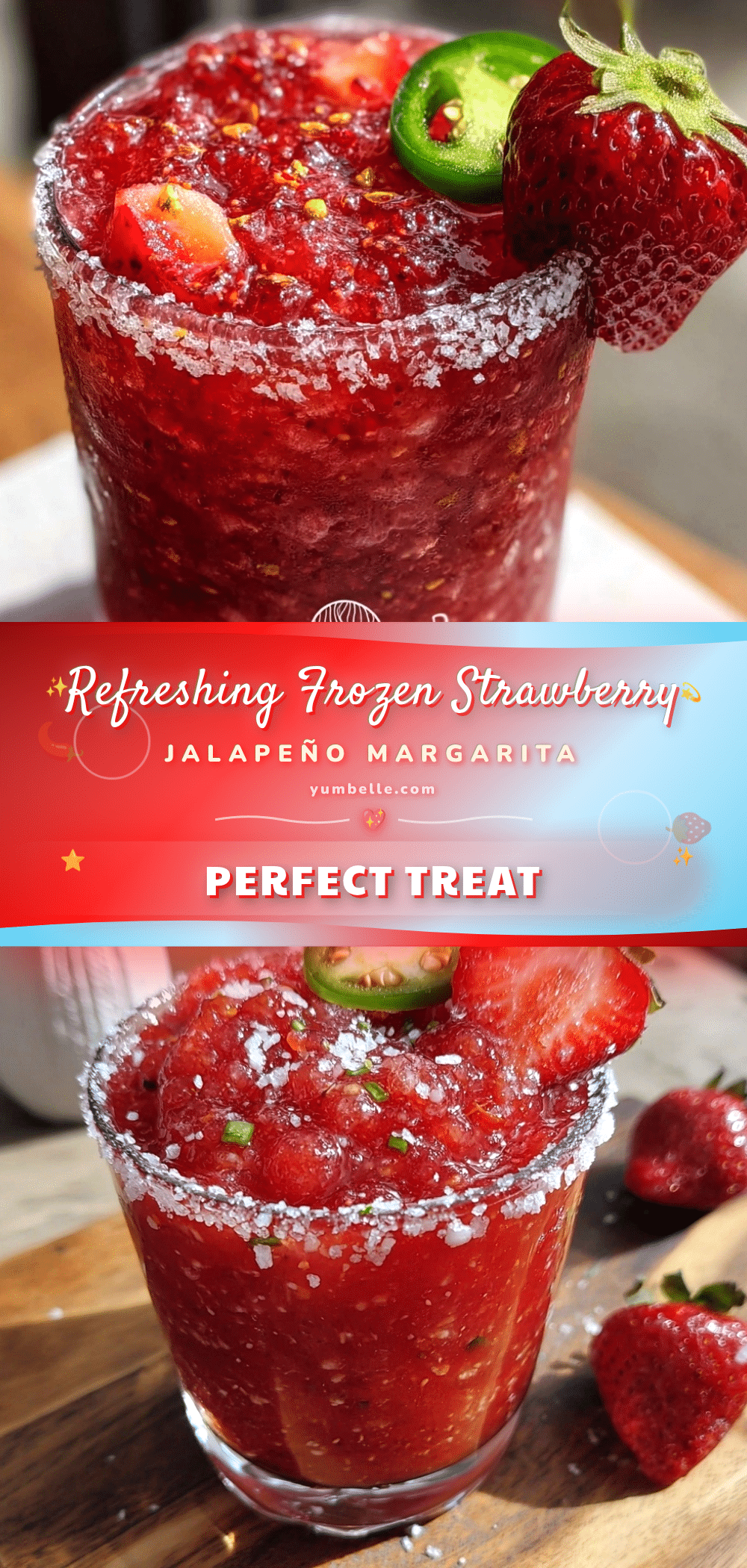 frozen strawberry jalapeño margarita recipe