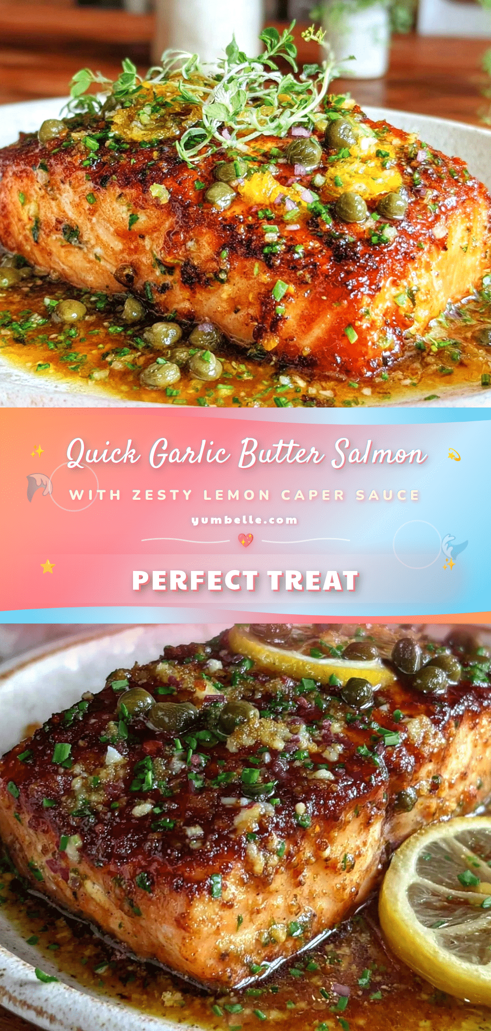 garlic butter salmon recipe