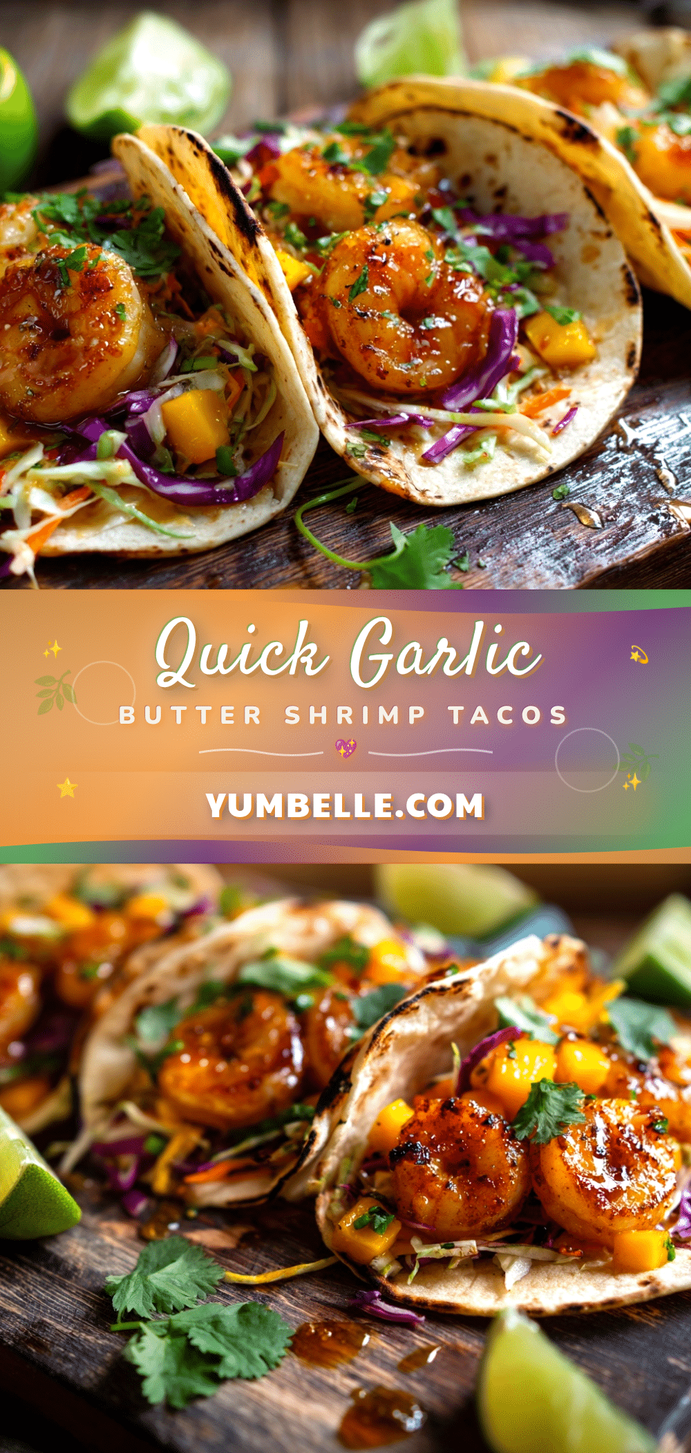 garlic butter shrimp tacos recipe