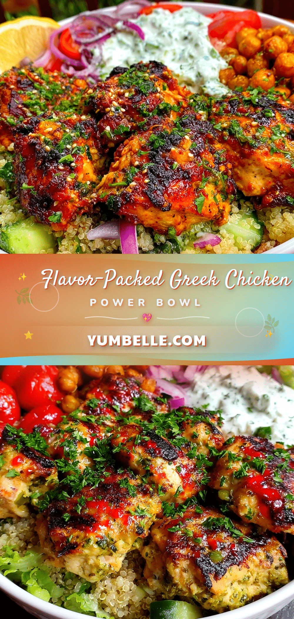 Greek Chicken Power Bowl recipe