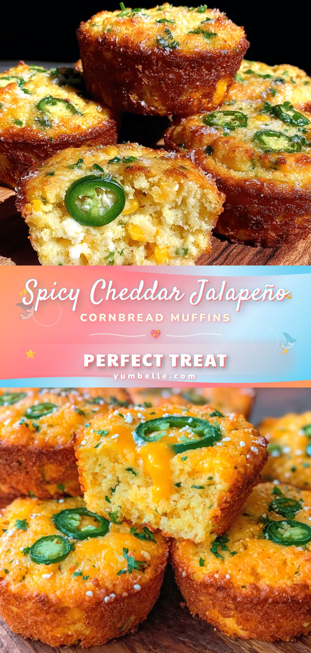 jalapeño cheddar cornbread muffins recipe
