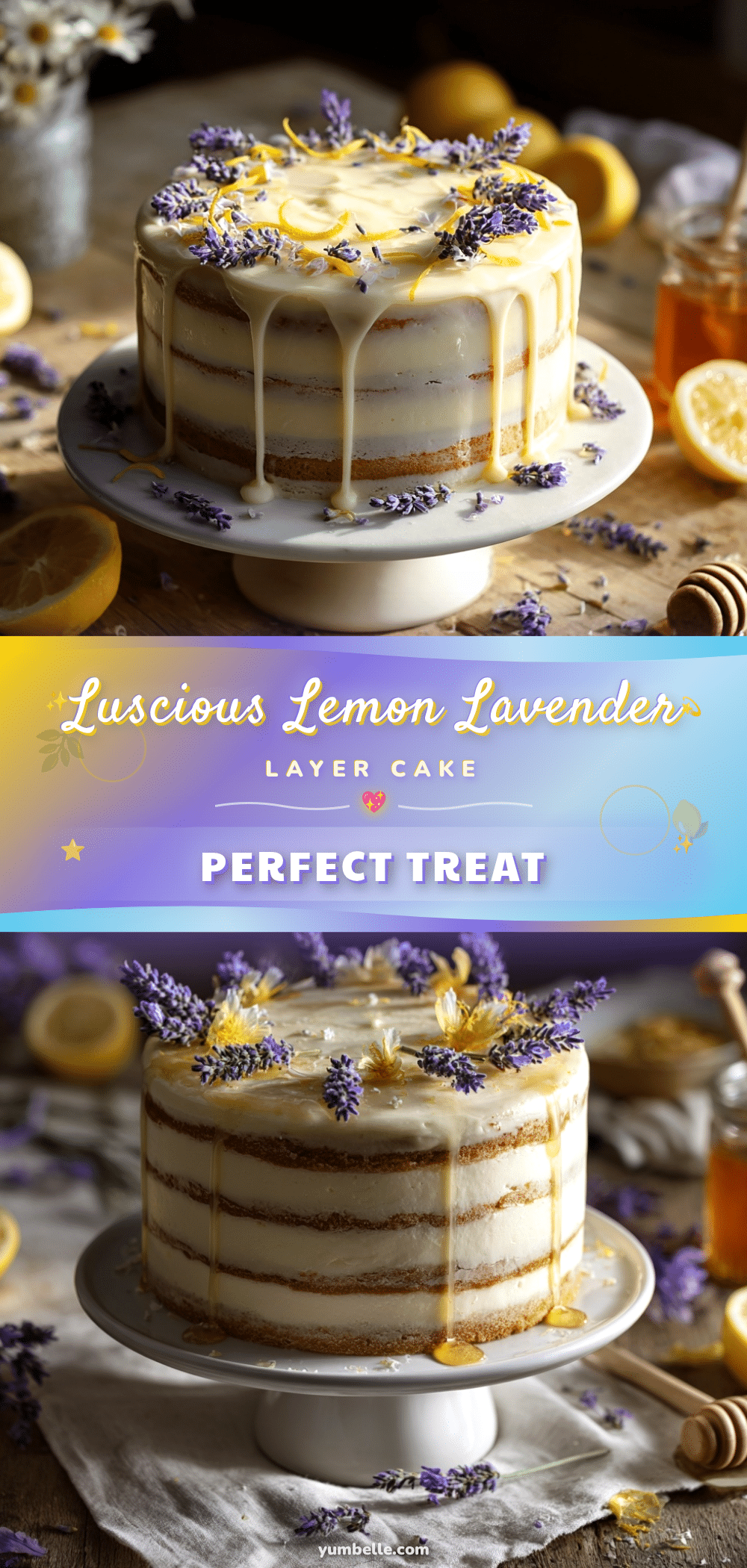 lemon lavender layer cake recipe