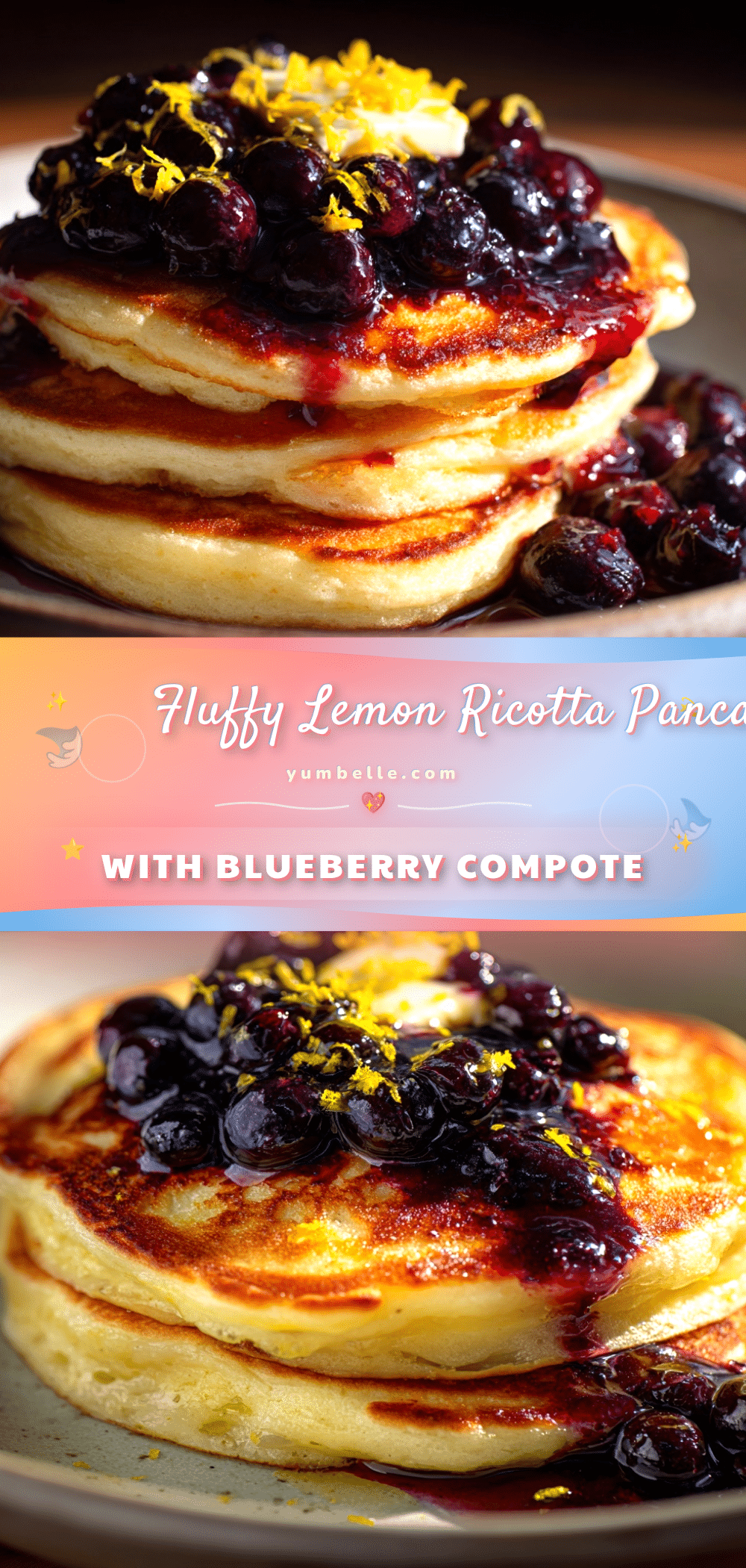 lemon ricotta pancakes recipe