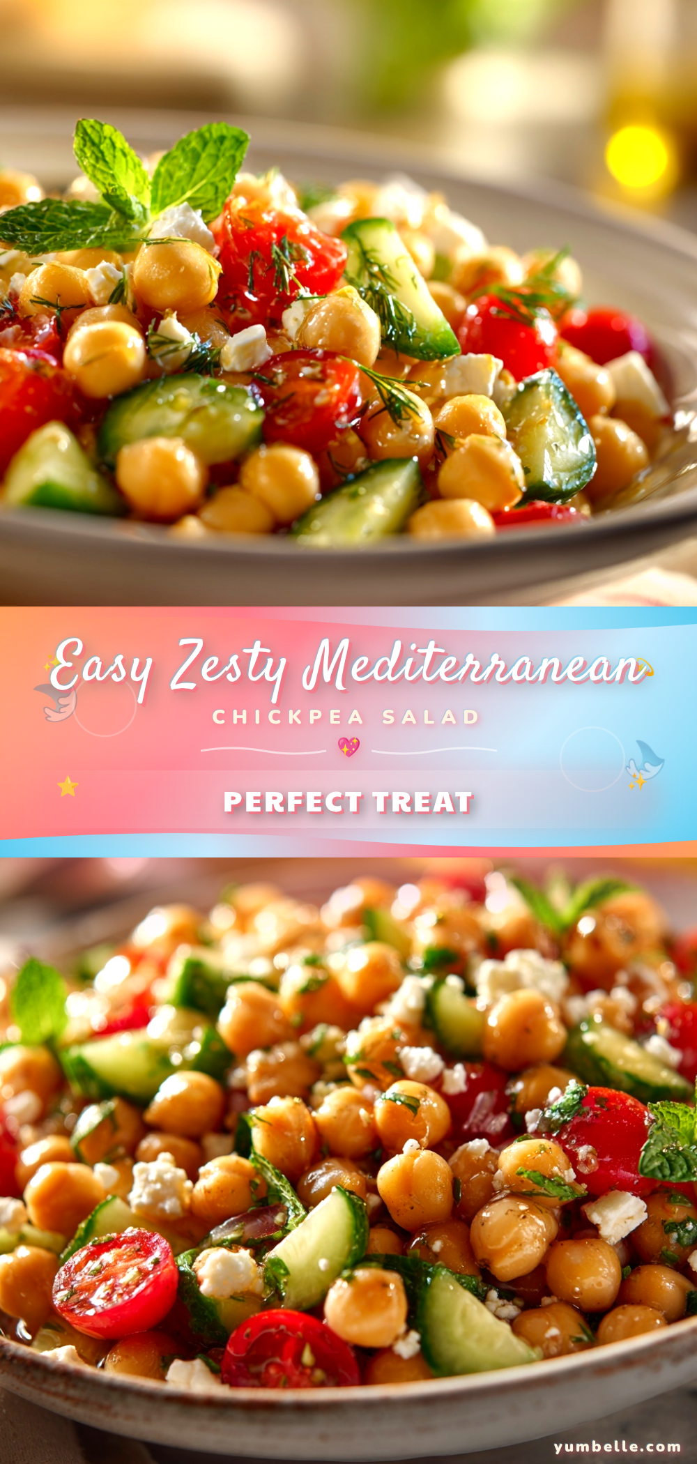 Mediterranean Chickpea Salad recipe