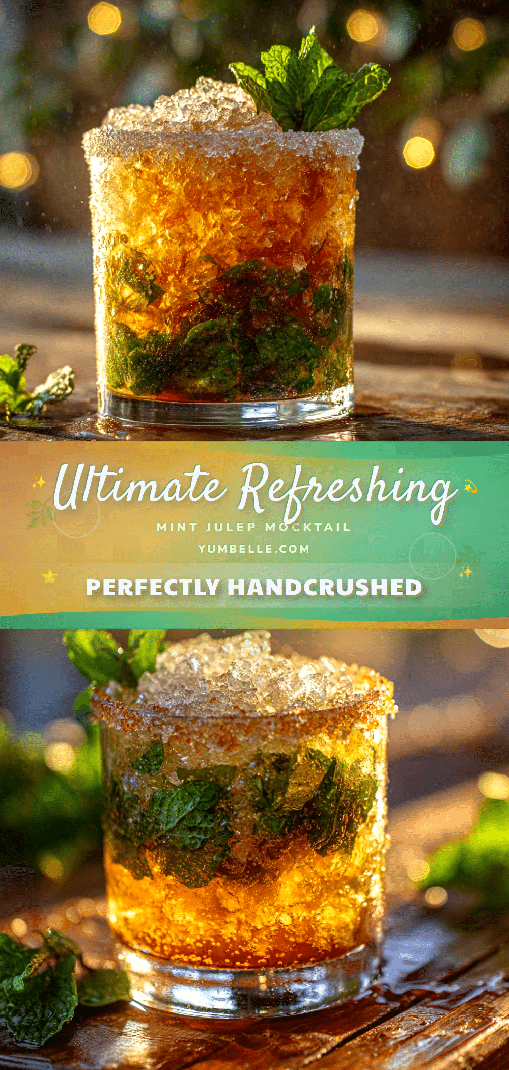 mint julep mocktail recipe