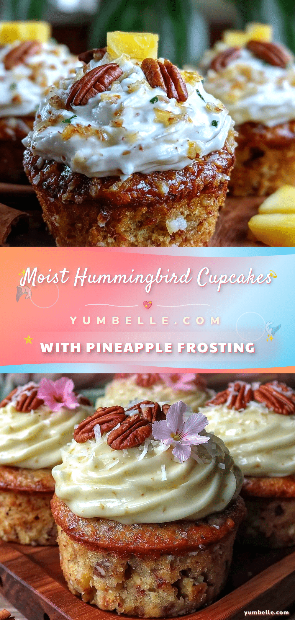 Moist Hummingbird Cupcakes recipe