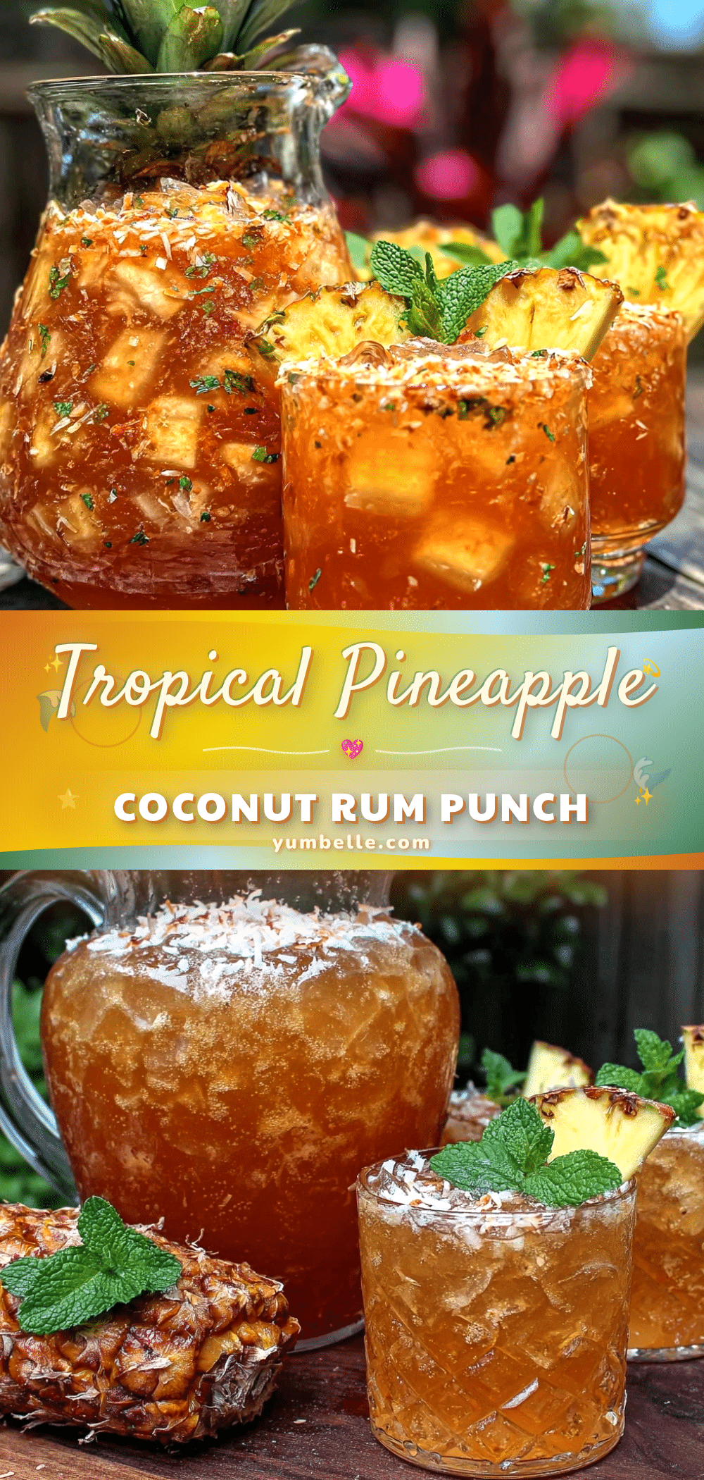 pineapple coconut rum punch recipe