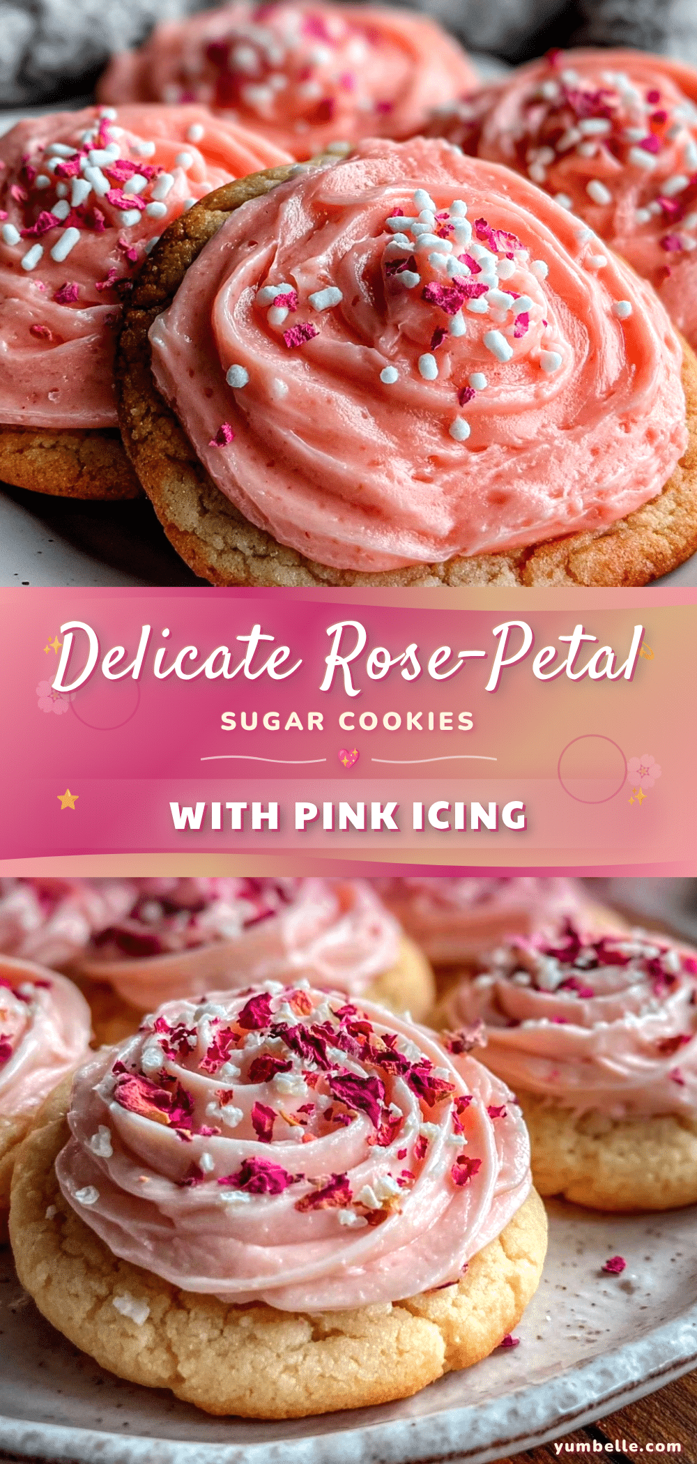 Rose-Petal Sugar Cookies recipe