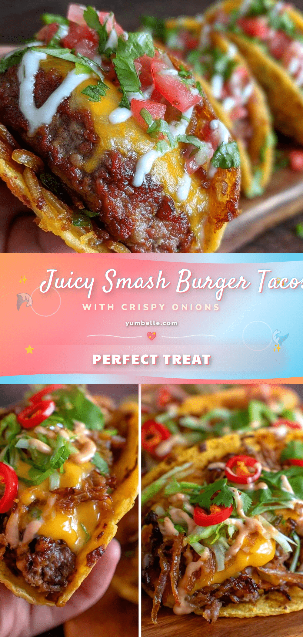 savory smash burger tacos recipe