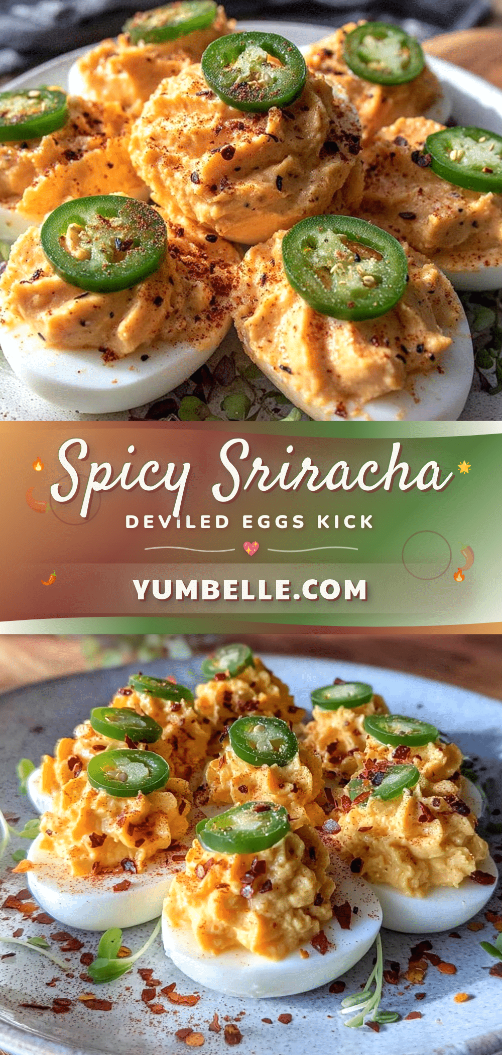spicy sriracha deviled eggs recipe