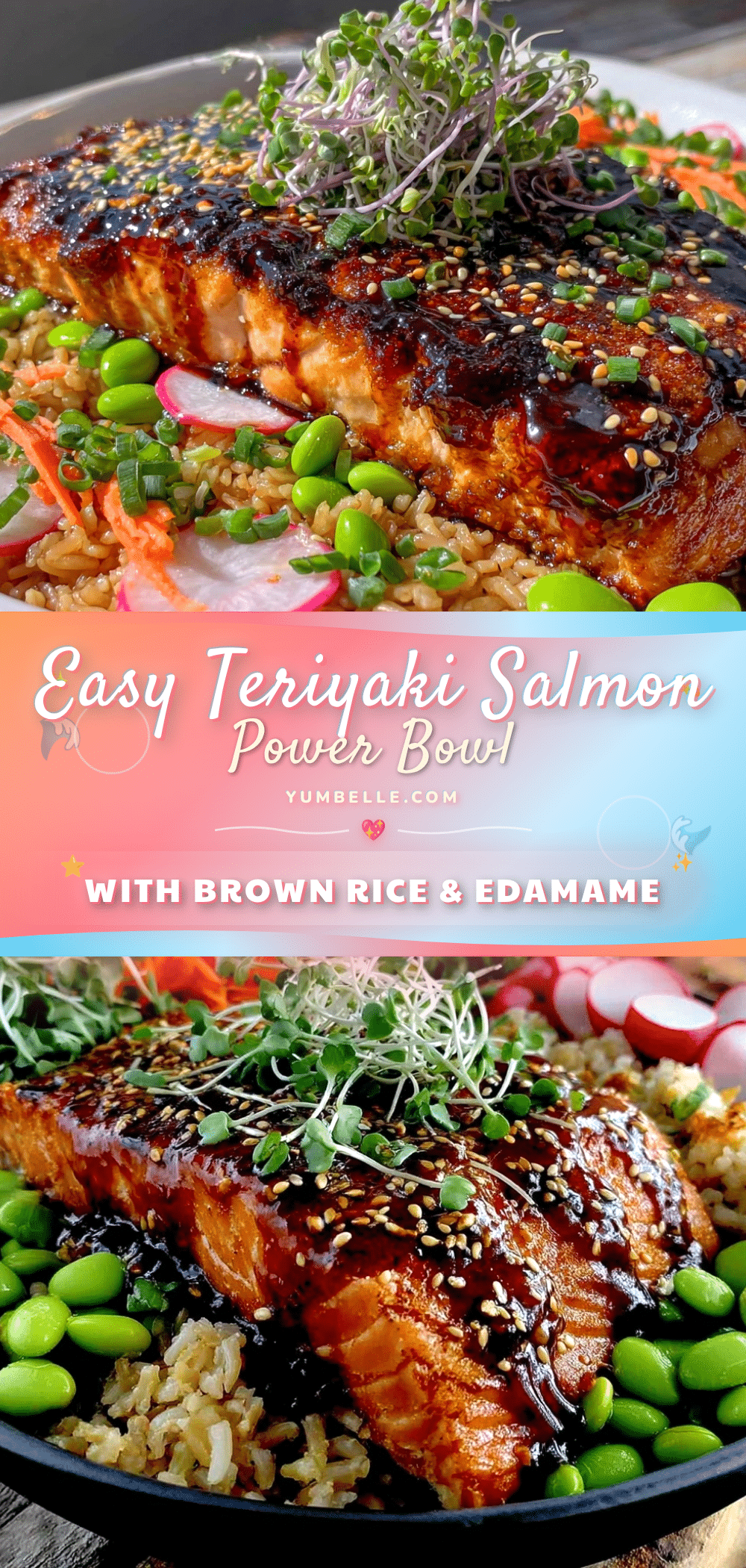 teriyaki salmon power bowl recipe