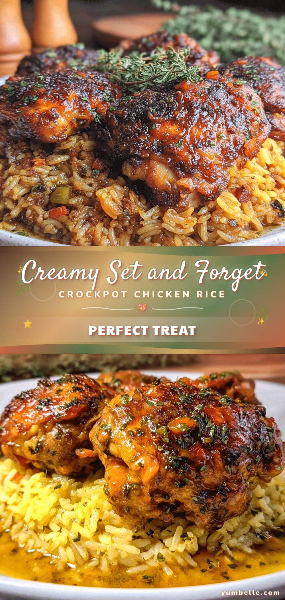 cozy crockpot chicken and rice recipe