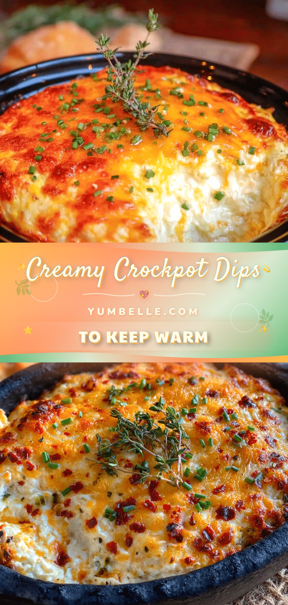 creamy crockpot dips recipe
