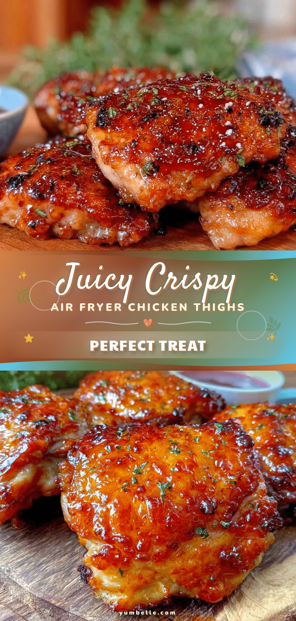 crispy air fryer chicken thighs recipe