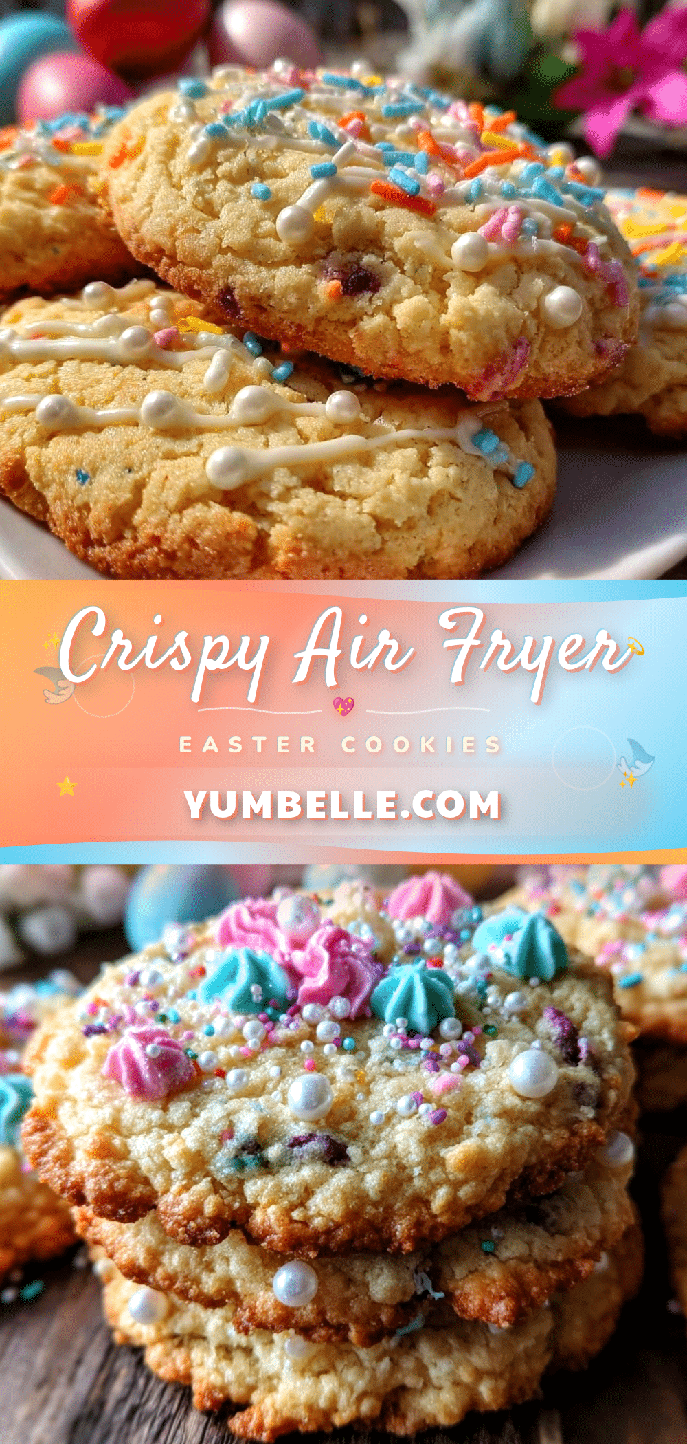 crispy air fryer easter cookies recipe