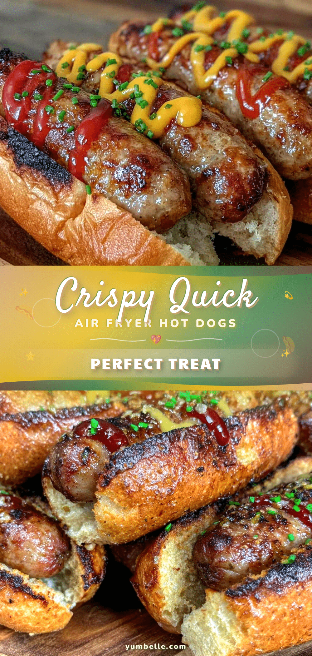 crispy air fryer hot dogs recipe