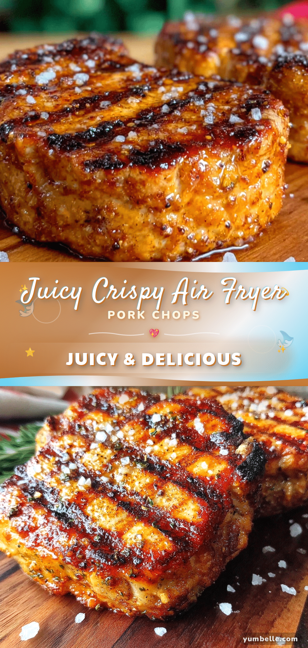 crispy air fryer pork chops recipe