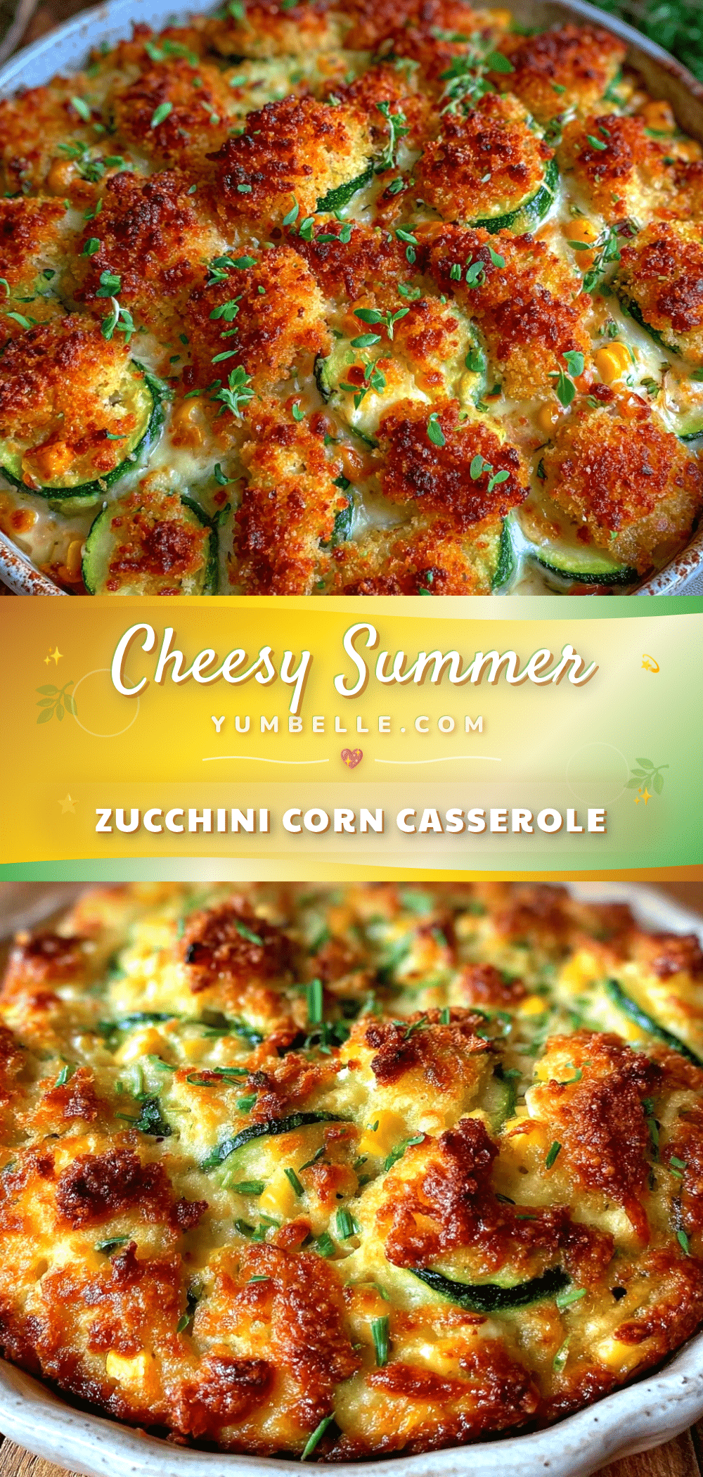 crispy summer zucchini and sweet corn casserole recipe