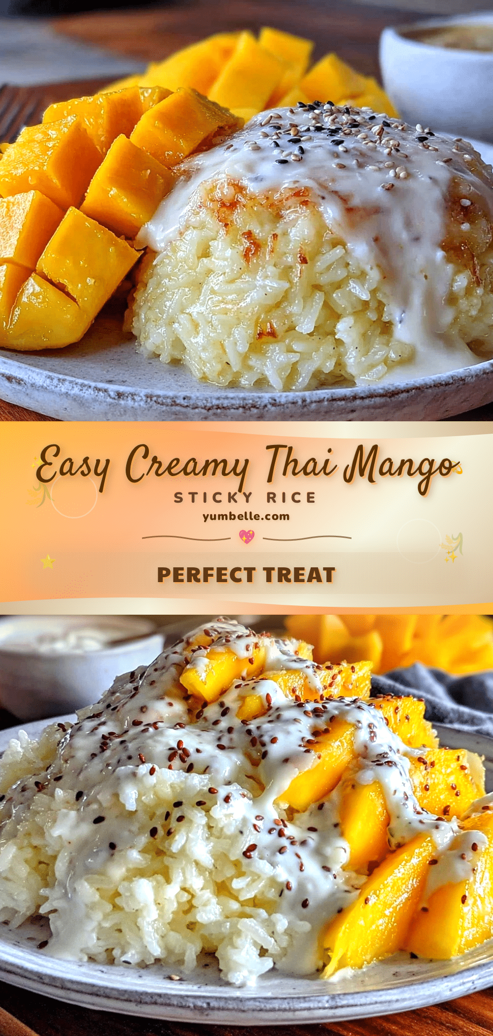 Easy Creamy Thai Mango Sticky Rice recipe