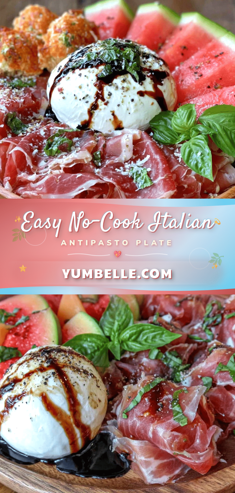 Easy No-Cook Italian Antipasto Plate recipe