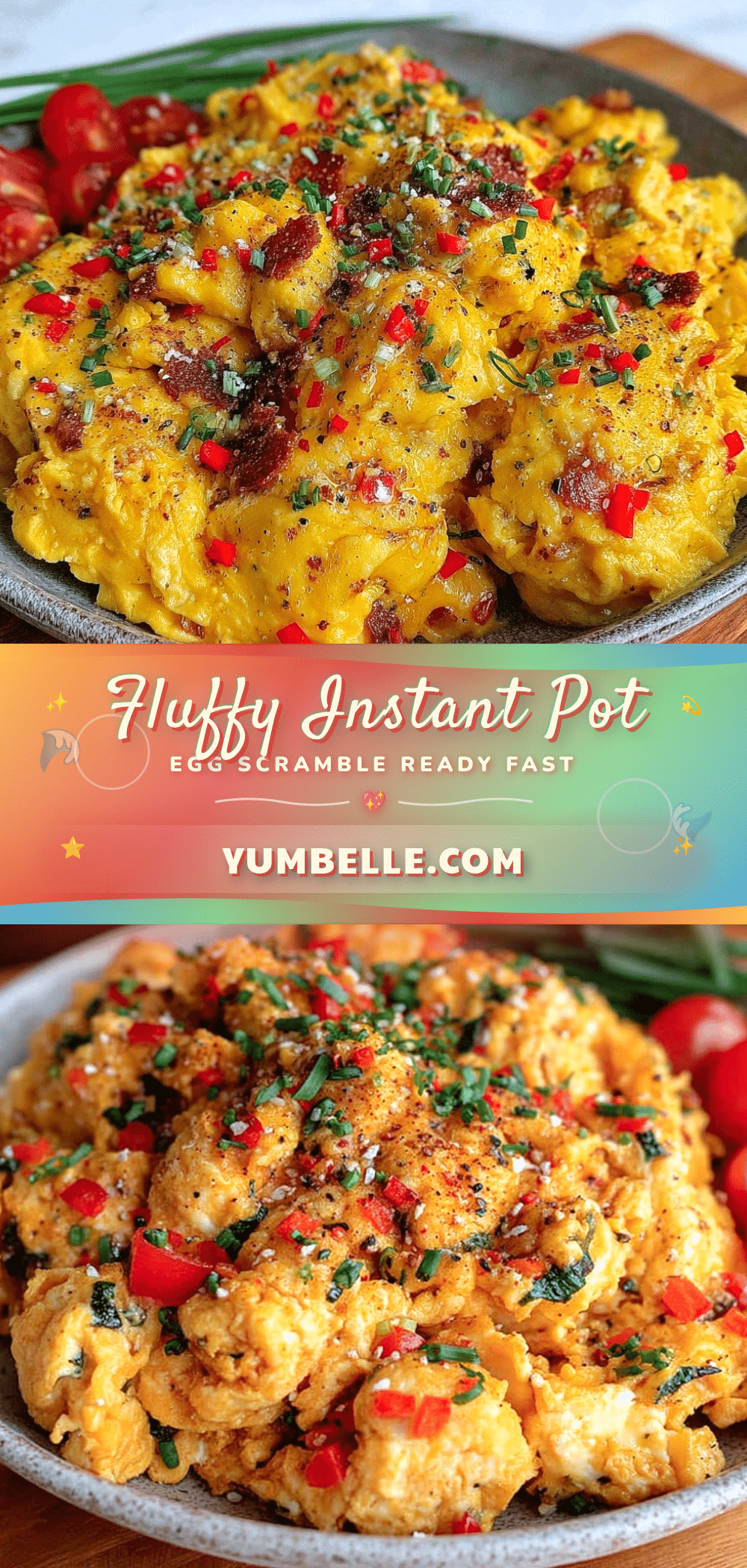 fluffy instant pot egg scramble recipe