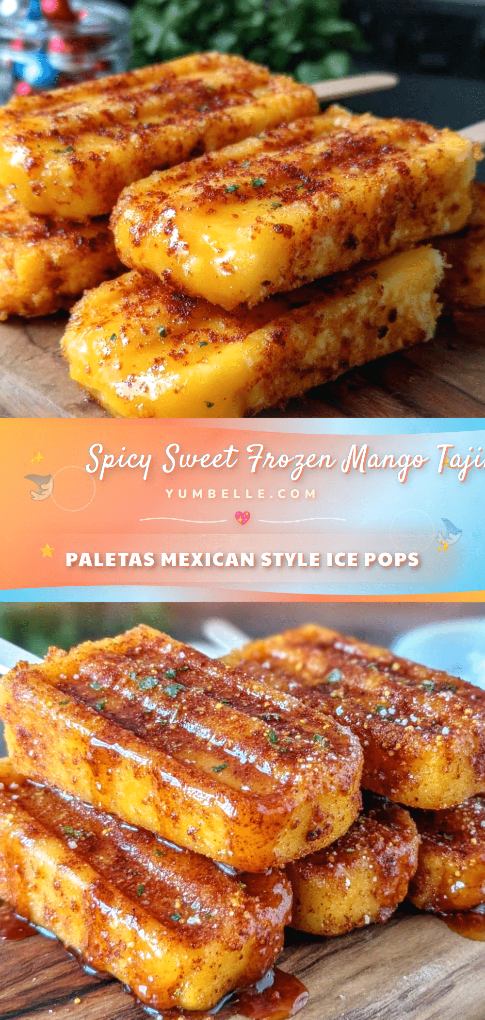 frozen mango tajin paletas recipe