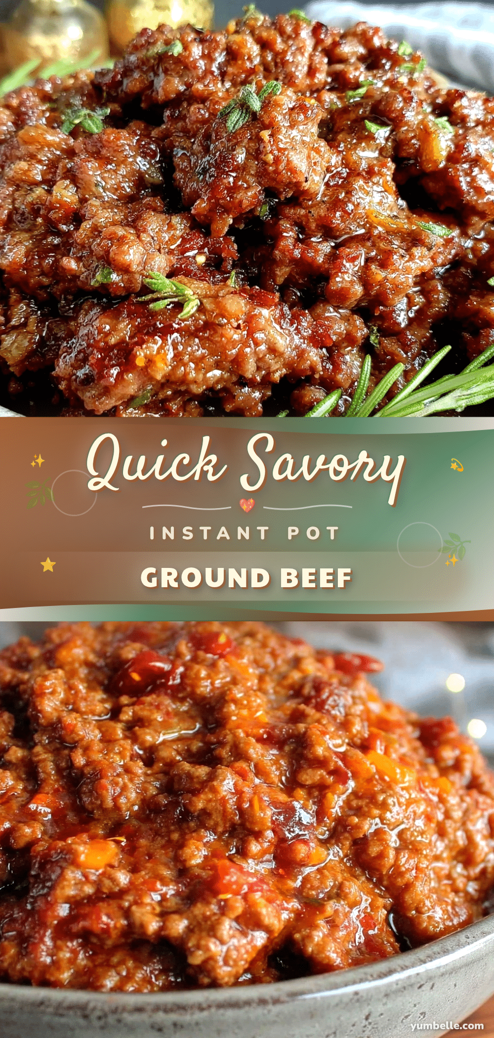 Instant Pot ground beef recipe recipe