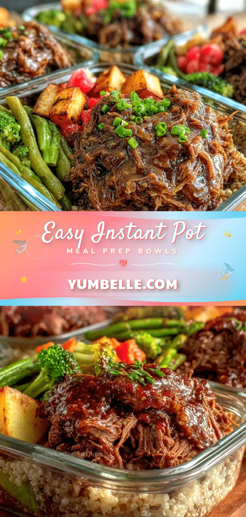 instant pot meal prep containers recipe
