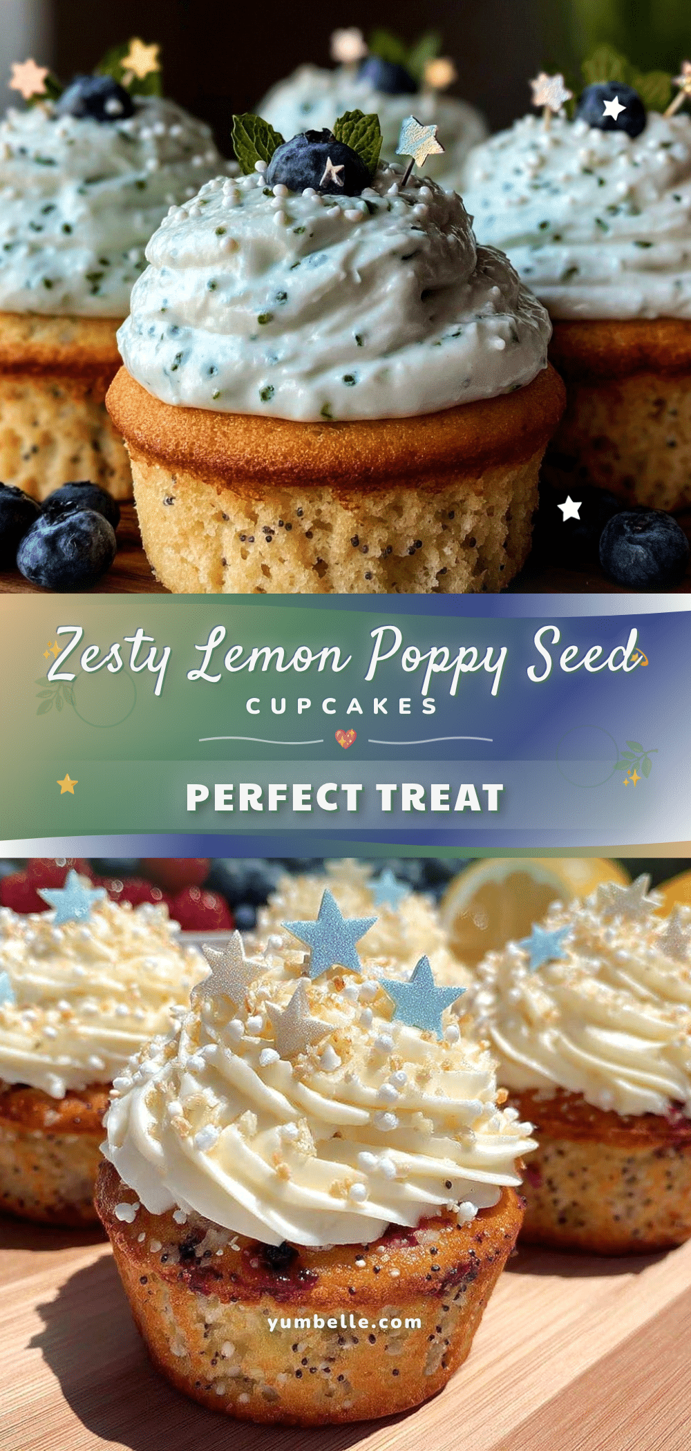 lemon poppy seed cupcakes recipe
