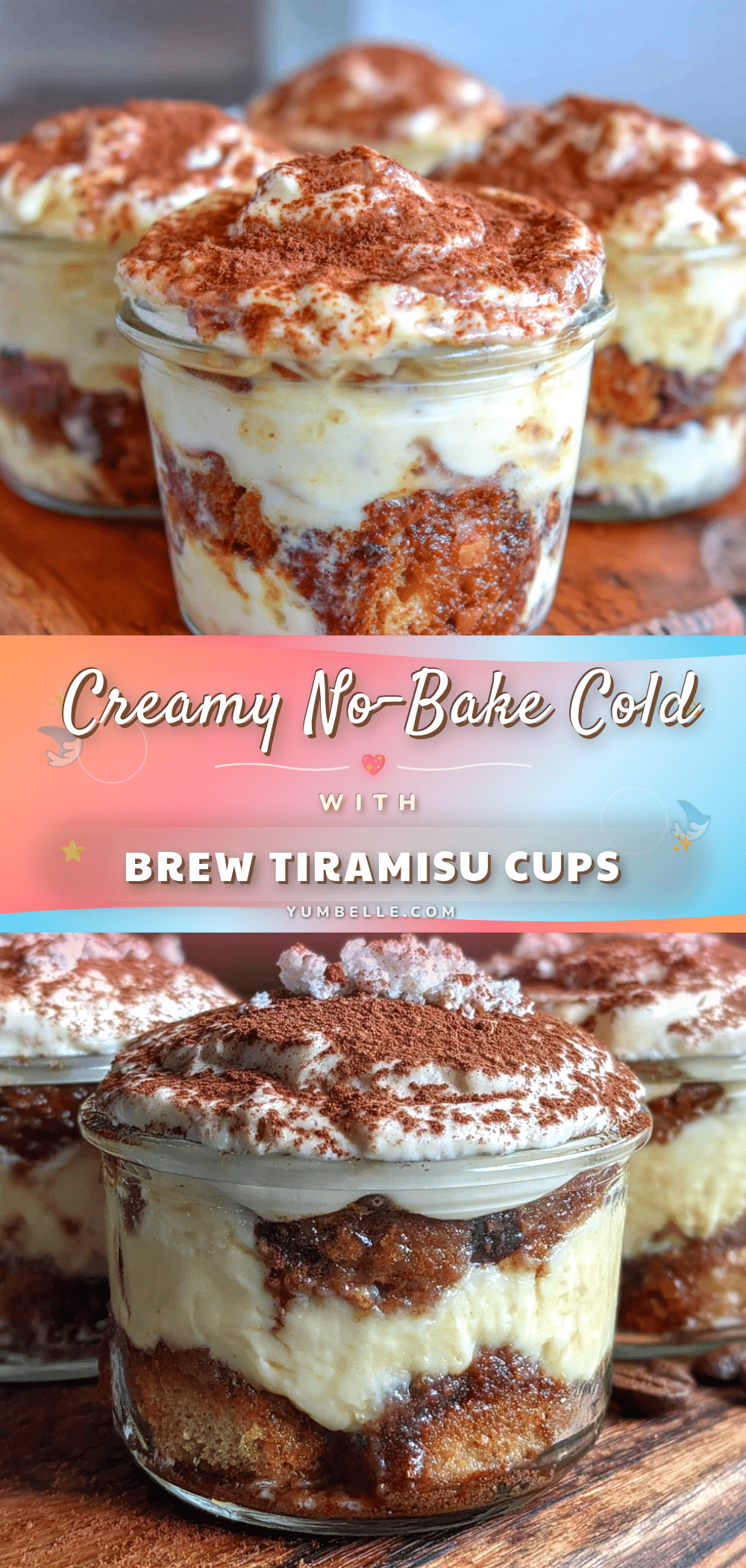 no-bake cold brew tiramisu cups recipe