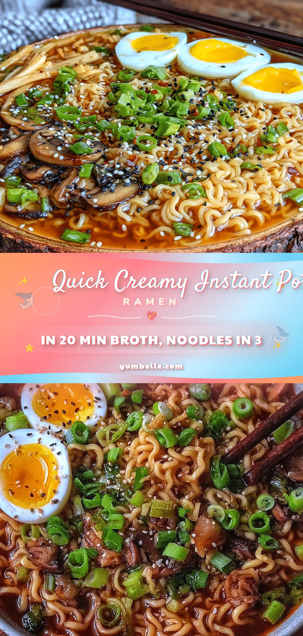 quick creamy instant pot ramen recipe