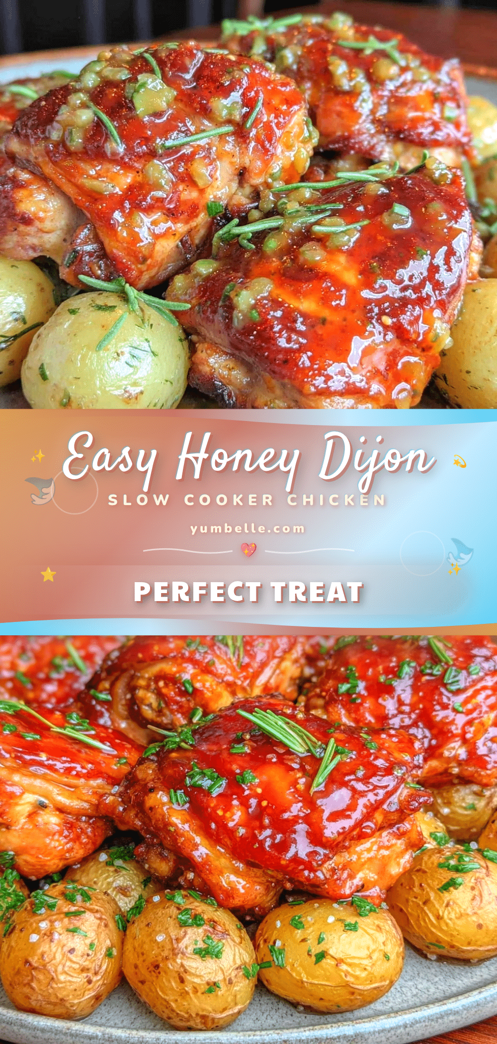 slow cooker honey dijon chicken thighs recipe