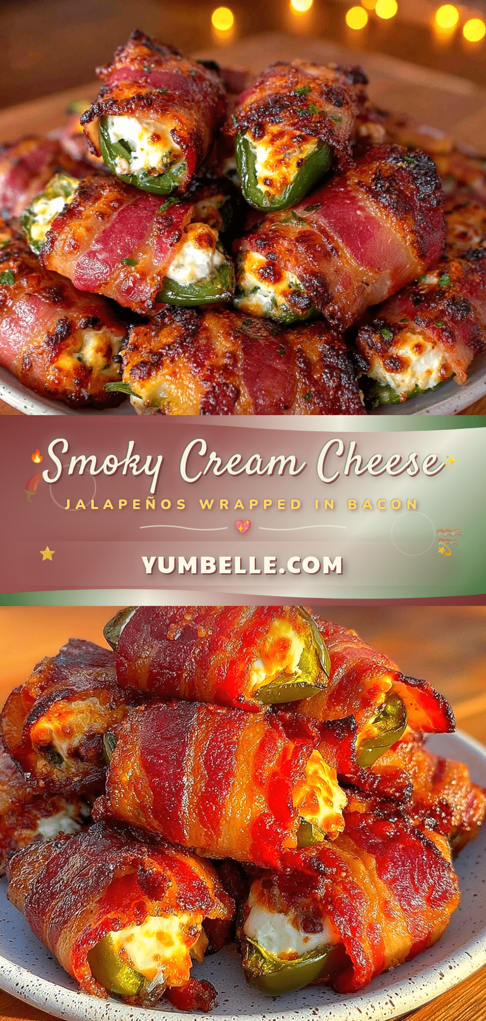 smoked cream cheese stuffed jalapeños wrapped in bacon recipe