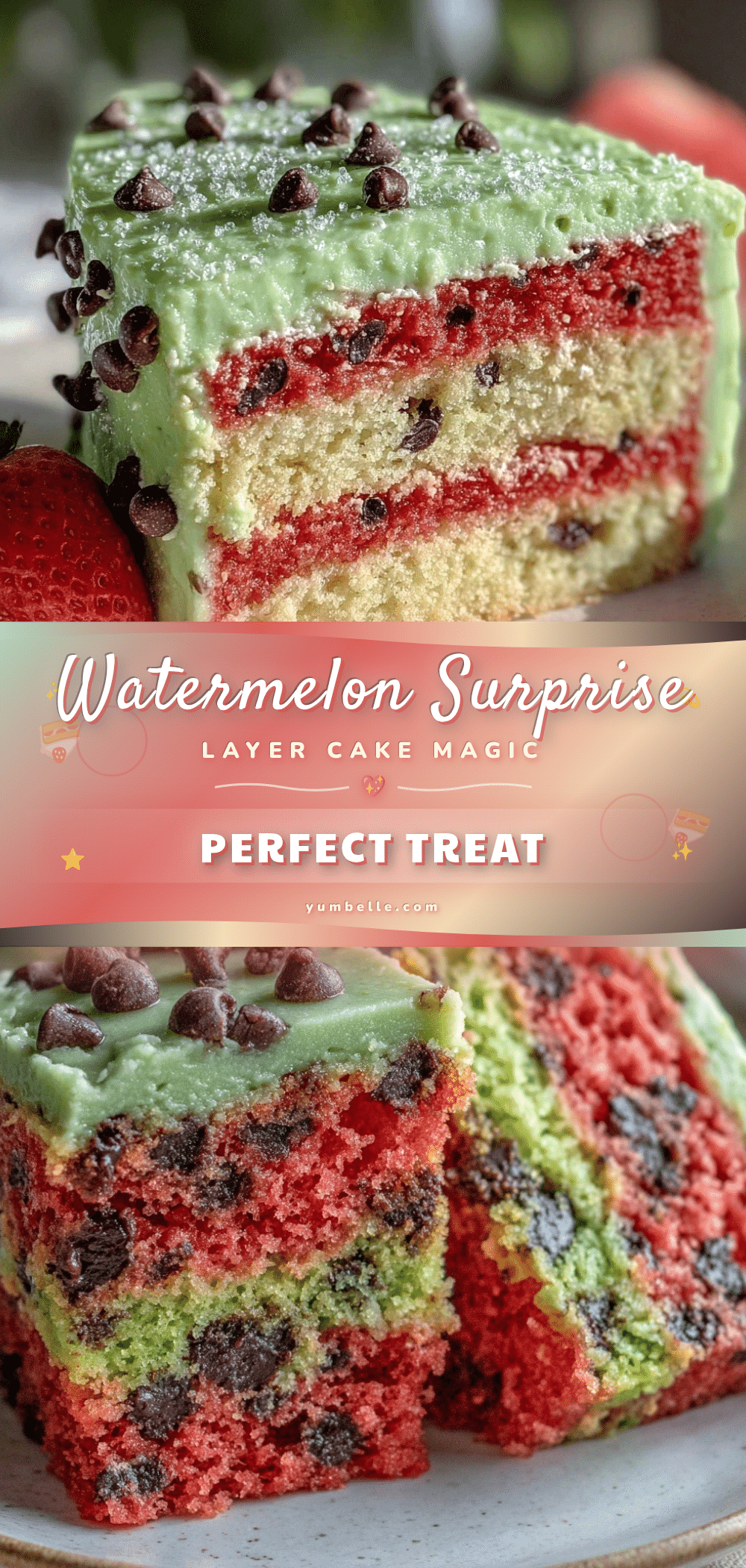 watermelon surprise inside layer cake recipe