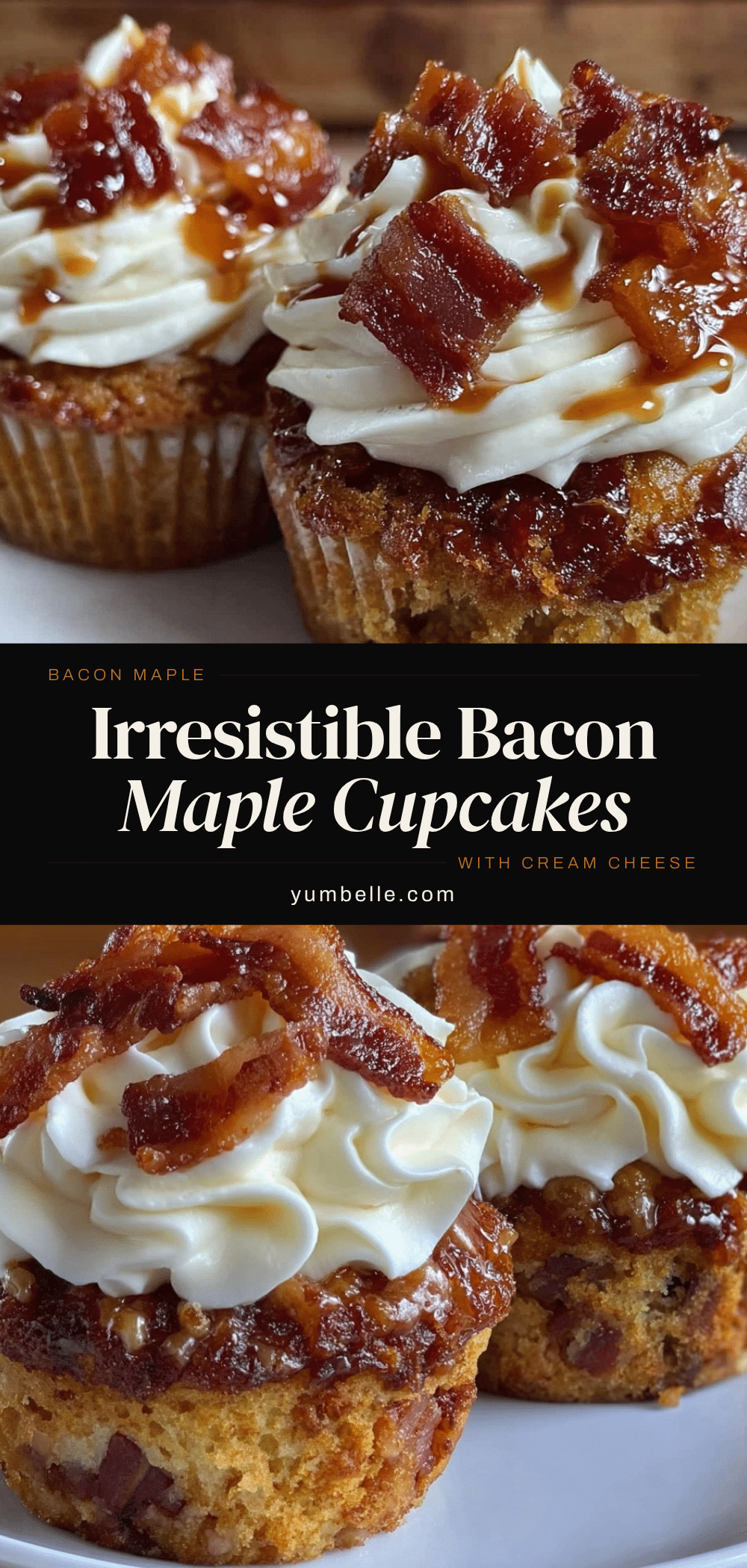 bacon maple cupcakes recipe