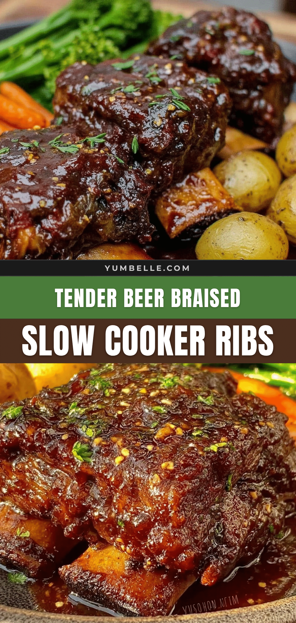 beer braised beef short ribs slow cooker recipe recipe