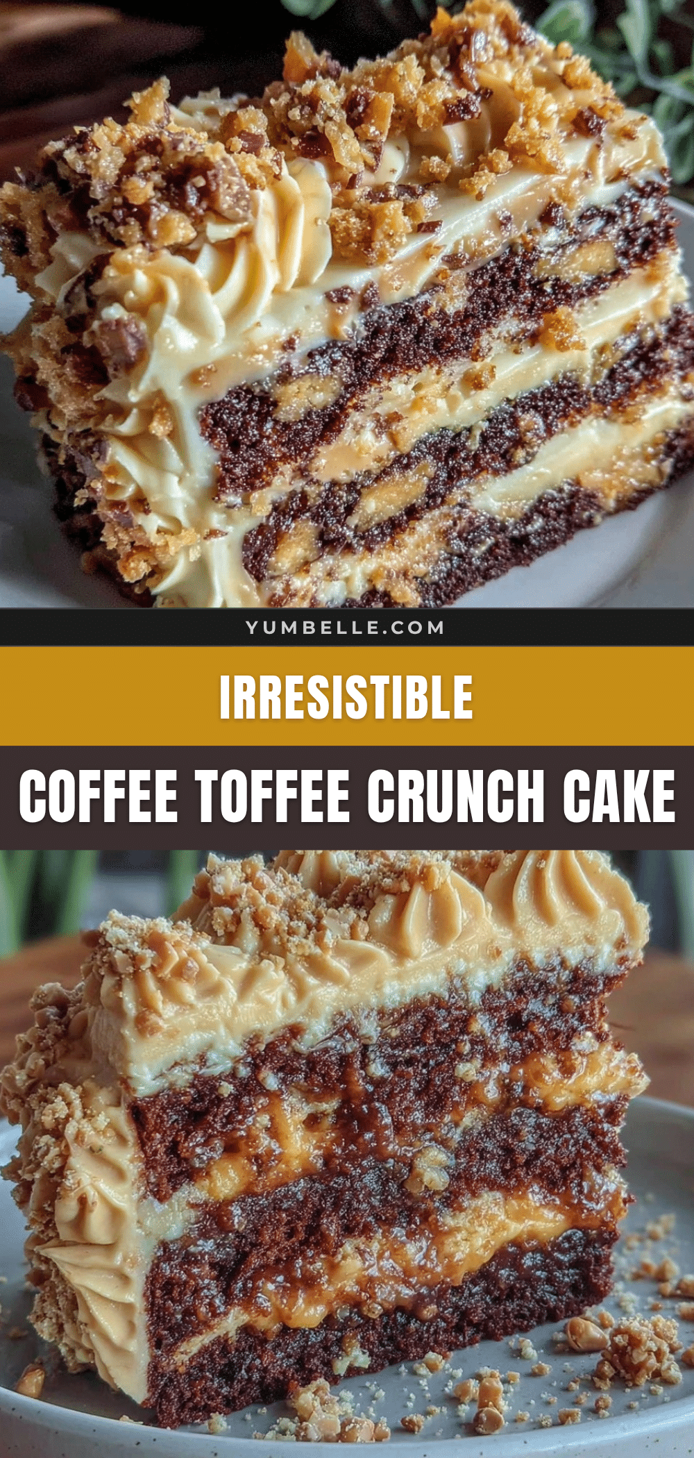coffee toffee crunch cake recipe