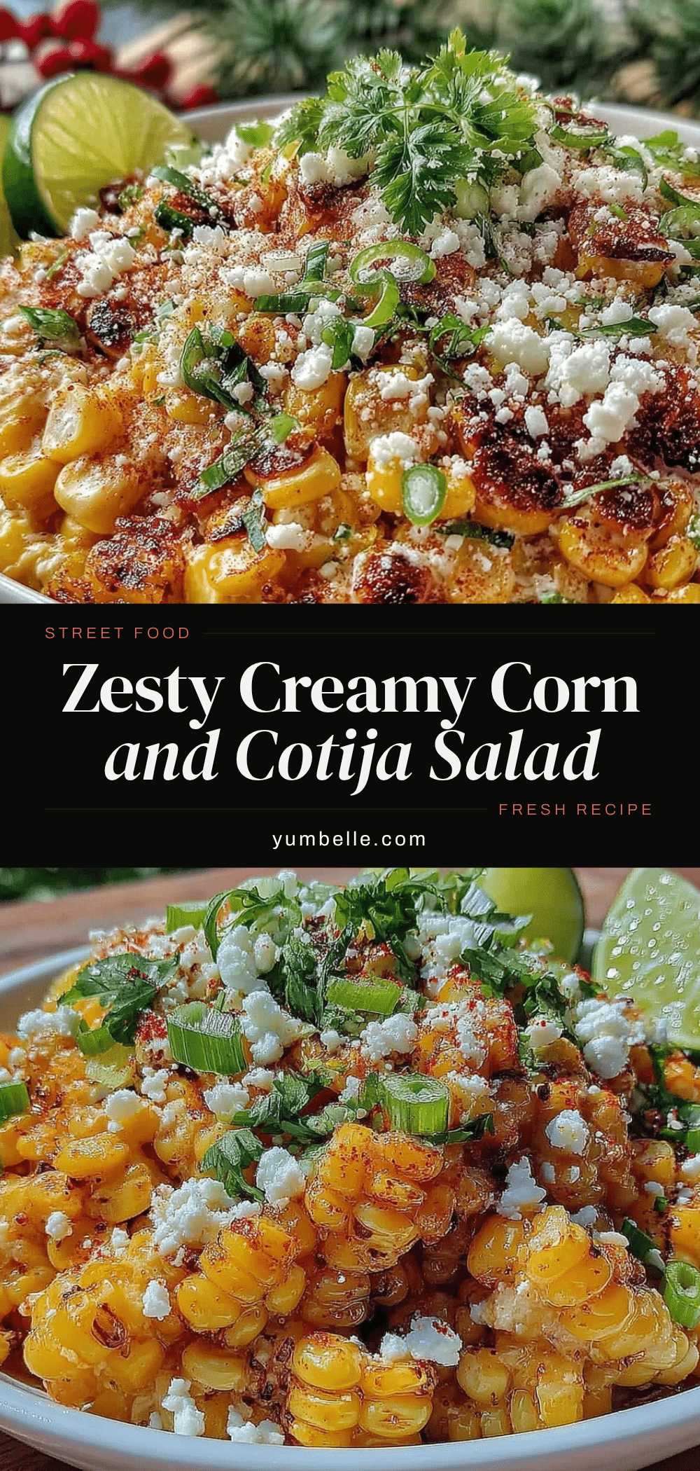 Corn and Cotija Street Corn Salad recipe