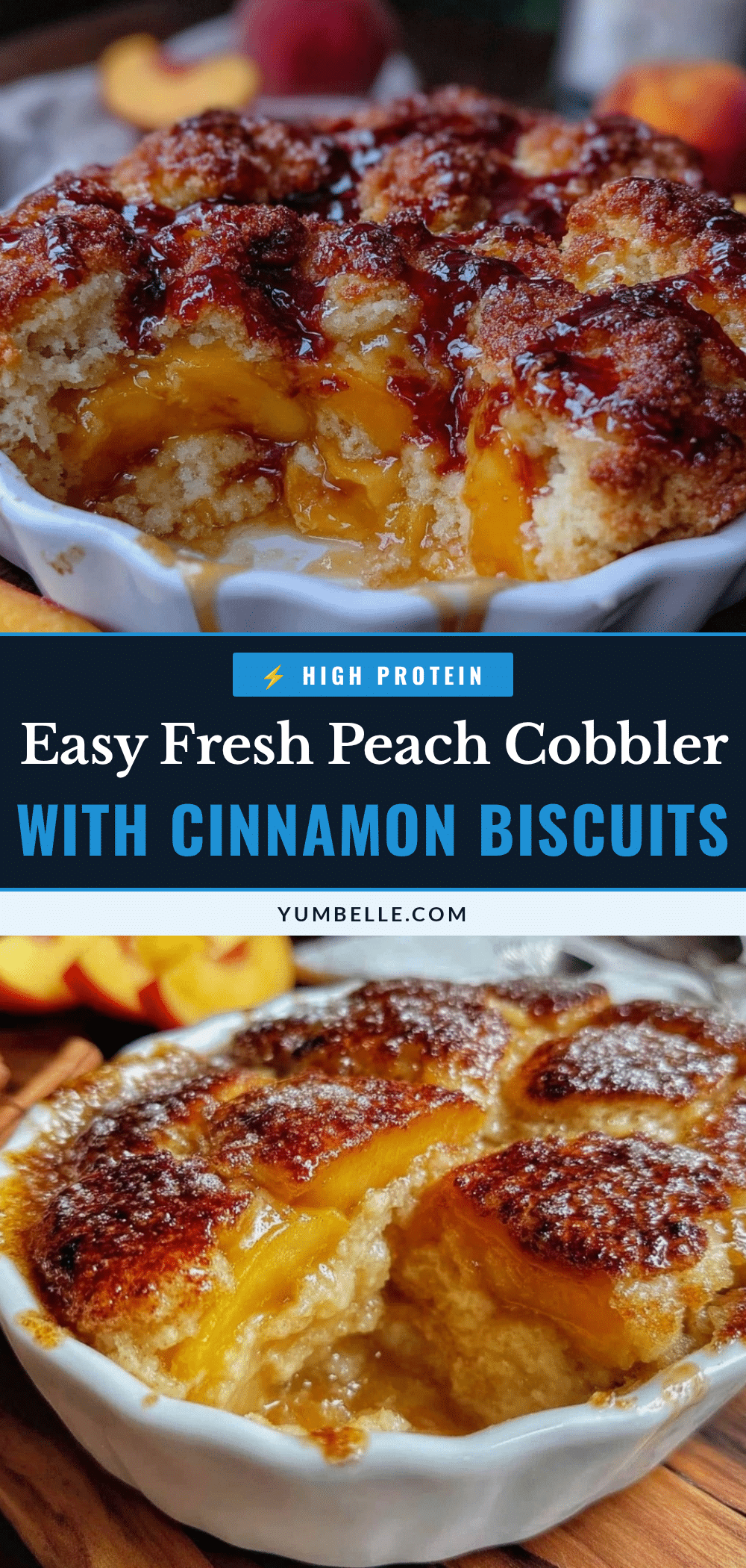 cozy fresh peach cobbler recipe