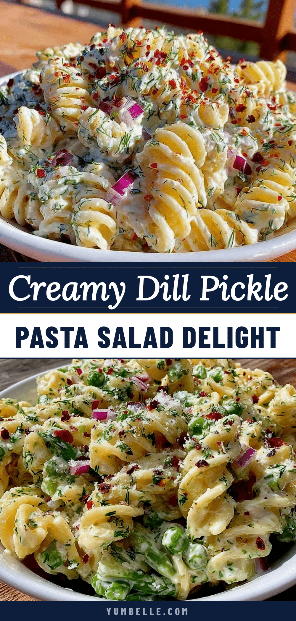 creamy dill pickle pasta salad recipe