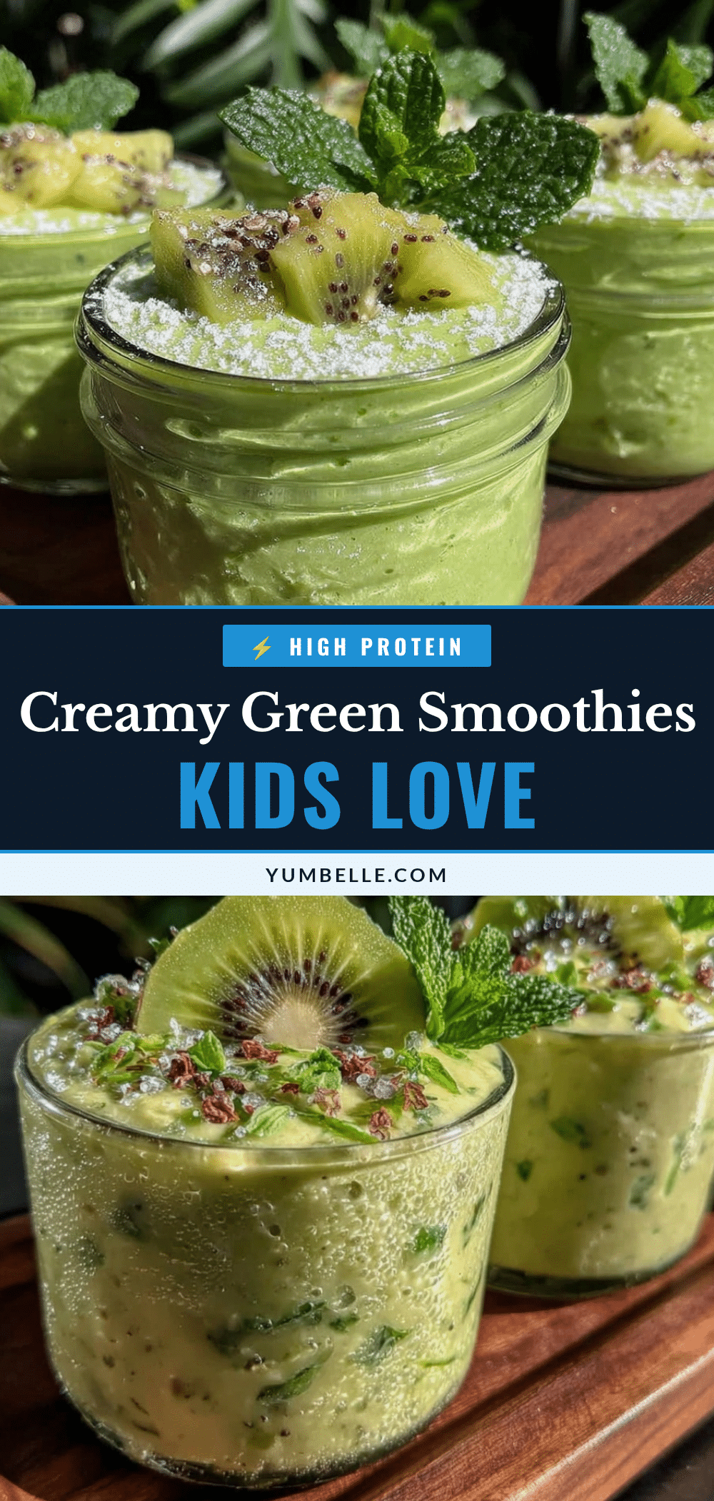 creamy green smoothies recipe